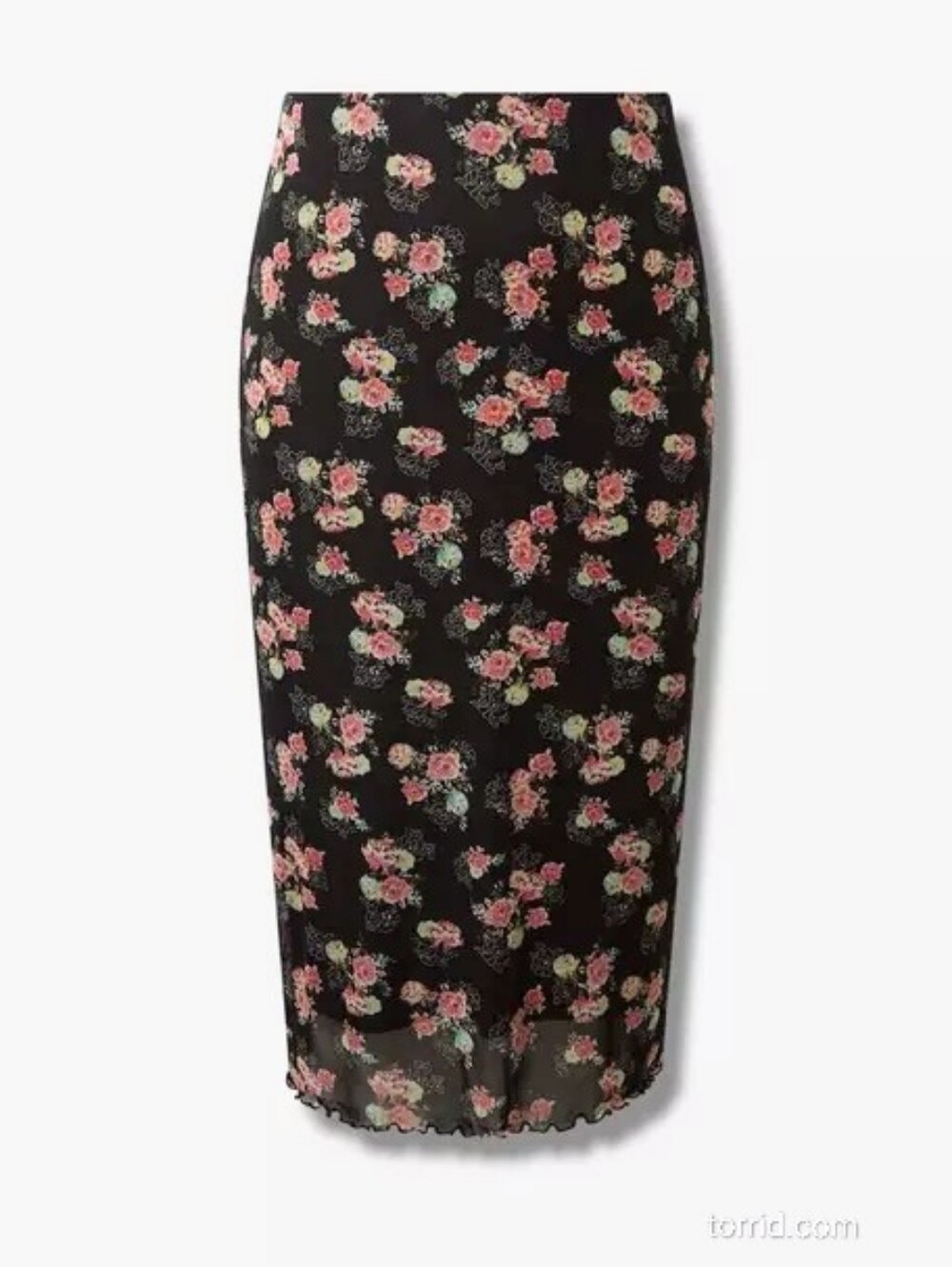 Torrid Mesh Midi Pencil Skirt (Torrid 00)